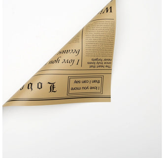 Ambalaj waterproof 60x60cm ziar duo alb