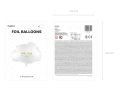 Balon nor din folie 51x35.5cm