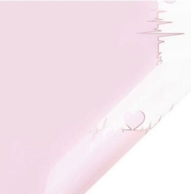 Ambalaj buchet flori waterproof 60x60cm heartbeat roz pal