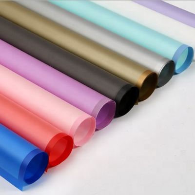 Ambalaj buchet flori waterproof 60x60cm foggy rosu