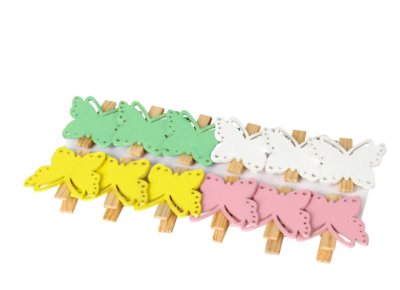 Clame S/24 fluturi color