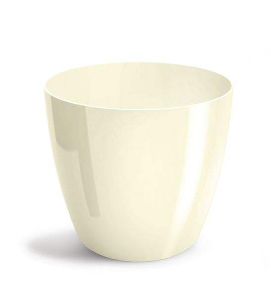 Ghiveci plastic aga Ø14cm crem