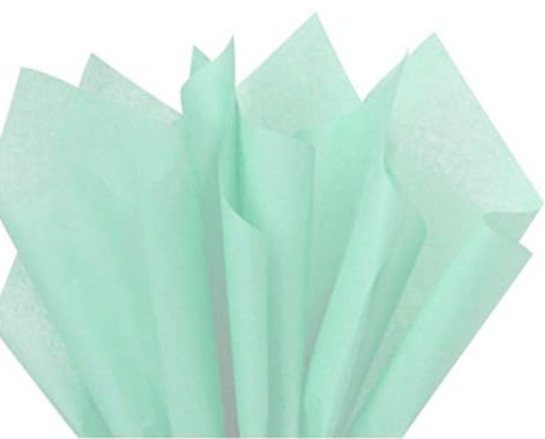 Ambalaj hartie de matase 60x60cm verde menta