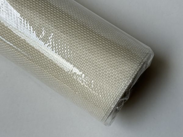 Ambalaj textil rola alb/crem
