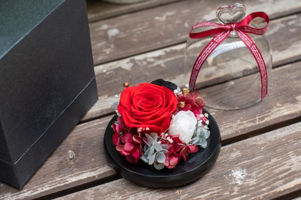 Aranjament trandafir criogenat 3 giftbox