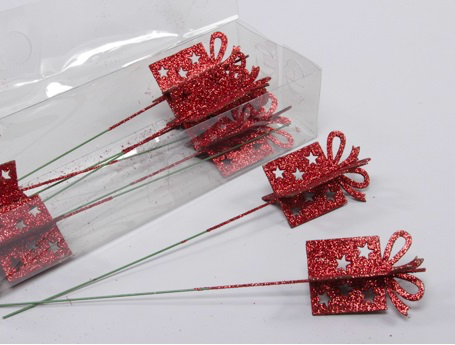 Pick gift 5/5/7CM S/8 red