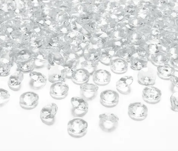 Confetti diamond S/100 transparent