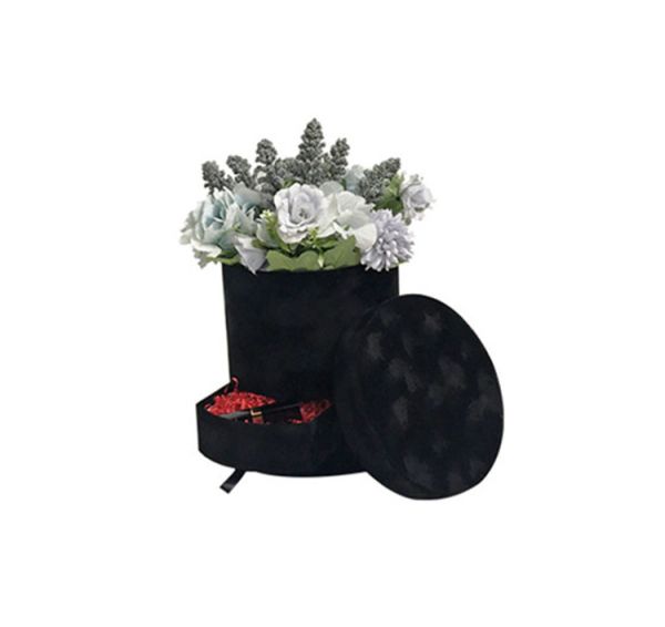Cutie flori S1.1 negru catifea