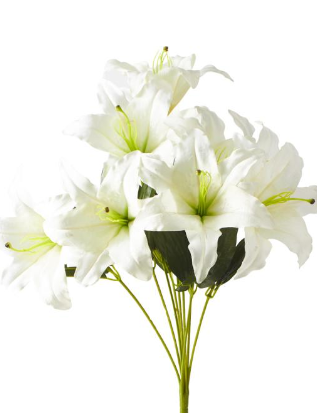 Crin artificial (7/9 flori) alb