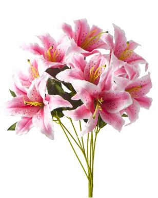 Crin artificial (7/9 flori) roz