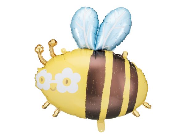 Balon albina Bumblebee din folie 63.5x72cm