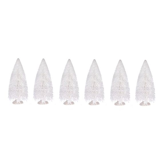 Decor brad alb 6cm S/8