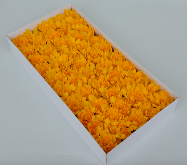Soap lotus flower S/50 yellow