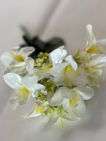 Frezia artificiala (5 flori) alb