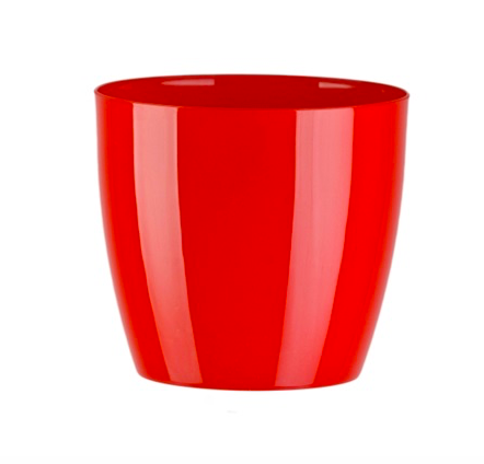 Ghiveci plastic aga Ø14cm rosu