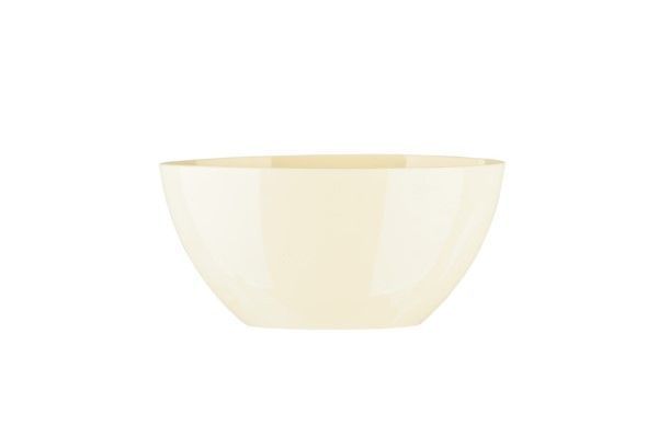 Ghiveci plastic owal 30cm crem