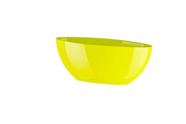 Ghiveci plastic owal 21cm verde
