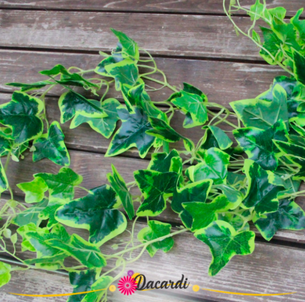 Verdeata artificiala Hedera verde-alb (100cm) 