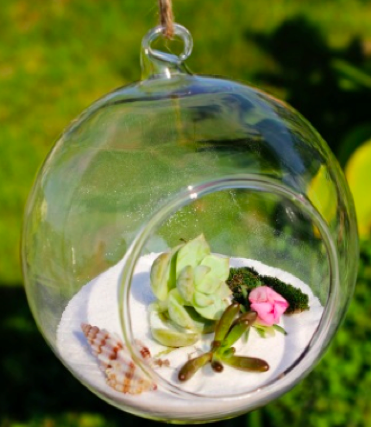 Glass globe Ø10cm