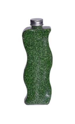 Pietris decorativ 500g verde inchis