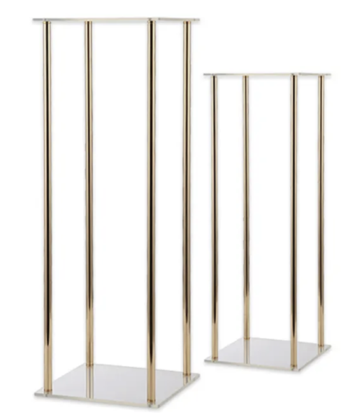 Suport flori acryl/metal 80cm